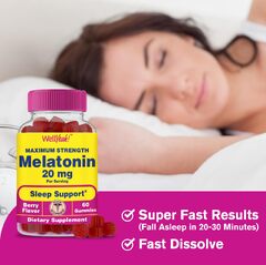 Maximum Strength Melatonin (Wellyeah Melatonin Gummies mg)