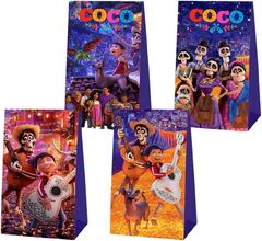 12 pcs Coco party Gift Bags,Coco party Supplies