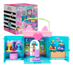 Gabby's Dollhouse Rainbow Closet Portable Playset (Gabby's Dollhouse Gabby Girl Dress-up Closet)