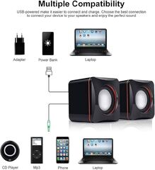 Amazon: SKYXIU Computer Speaker,USB Speaker Desktop Mini ...