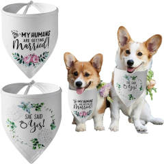 Amazon : Engagement Gifts, YUDANSI Engagement Dog Bandanas 2 ...