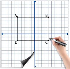 Simply Magic Jumbo Magnetic XY Coordinate Dry Erase Grid Dry Erase Board Grid Graph Classroom Supplies (EAI Education Jumbo Magnetic X-Y Coordinate Grid)