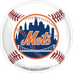 MLB New York Mets 3D Baseball Magnet (New York Mets)