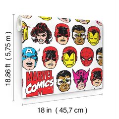 RoomMates Marvel Comics Classic Faces Peel & Stick (Marvel Comics)