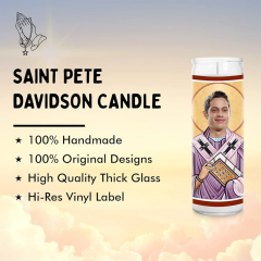 Amazon: Pete Davidson Celebrity Prayer Candle - Saint Candle ...