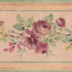 CONCORD WALLCOVERINGS ™ Border Floral Pattern Flowers ...