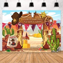 Amazon : MEHOFOND Wild West Cowboy Backdrop Western Cowboy ...