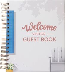 Guest Book Sign In Log Book For Cabins Vacation Rentals