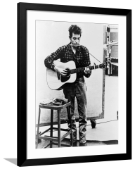 Historix Vintage 1965 Bob Dylan Self Portrait Photo Vintage-Length Portrait Photo of Bob Dylan Playing Guitar (Historix Vintage 1965 Bob Dylan Self Portrait Photo )