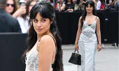 Camila Cabello dazzles in a sheer white lace dress at Fendi Paris ...