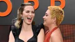 Florence Pugh and Emily Blunt share a sweet moment at Oppenheimer ...