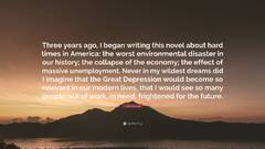 Kristin Hannah Quote: “Three years ago, I began writing this novel ...