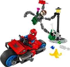 LEGO Marvel Motorcycle Chase Spider-Man vs. Doc Ock 76275 (LEGO 76275 Motorcycle Chase)