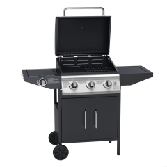 Boss Grill Georgia Classic - 3 Burner Gas BBQ Grill with Side ...