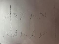 Right triangle trig, find the measure of each angle indicated ...