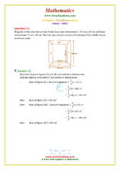 NCERT Solutions for Class 8 Maths Chapter 11 Exercise 11.2 Mensuration