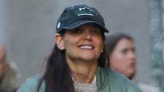 Katie Holmes, 45, shows off her street style with lookalike ...