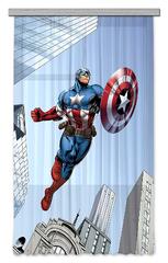 Marvel Curtains Multi/Colour 140 x 245 cm/ 55 x 96.5 (AG Design Marvel Captain America Team Curtains, Multi-Colour, 140 x 245 cm)