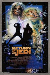 Trends International Star Wars The Return Of The Jedi (Trends International Star Wars Return of the Jedi One Sheet 1 )