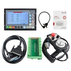 4 Axis CNC Motion Controller (CNCTOPBAOS 4 Axis Offline Stand Alone CNC Motion Controller System DDCSV3.1,Servo/Stepper Motor Control Replace Mach3 PLC+100PPR MPG Handwheel)