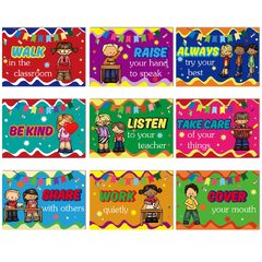 9 Classroom Rules Preschool Classroom Expectations s for Preschool Elementary Middle High School Bulletin Board s Set Banner (Classroom Rules )