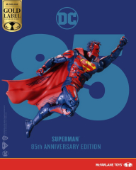 McFarlane Toys McFarlane Superman 85th Anniversary Gold Label Figure San Diego Comic con Exclusive Action Figure (DC Comics Superman 85th Anniversary Edition)