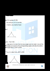 NCERT Solutions For Class 7 Maths Chapter 7 Congruence of Triangles