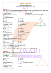 NCERT Solutions for Class 9 Maths Chapter 7 Exercise 7.3