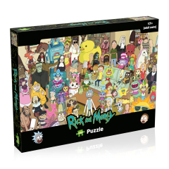 Rick & Morty Rick and Morty Total Rickall 1000 piece Jigsaw Puzzle (Winning Moves Rick and Morty Rick and Morty Jigsaw Puzzle)