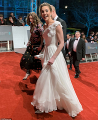 Kate Middleton stuns on BAFTAs red carpet in white gown | Daily ...