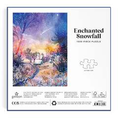 Enchanted Snowfall 1000 Piece Puzzle by Galison