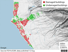 Hawaii fire: Maps and before and afters reveal Maui devastation