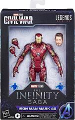 Marvel Legends Series Avengers Infinity War 6-inch Iron Man (Captain America Civil War Marvel Legends Giant Man Series Iron Man Mark 46 Action Figure)