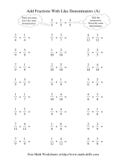 13 Bests of Adding Subtracting Multiplying Fractions Worksheet