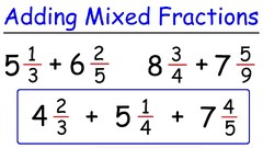 How To Add Mixed Fractions With Unlike Denominators - ...