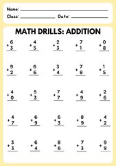 Free, able, customizable math worksheet templates | Canva