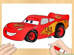 Lightning McQueen (Disney Pixar Cars Disney Cars The World of Cars Series 1 Lightning McQueen 1:55 Diecast Car)