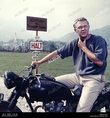 STEVE MCQUEEN in THE GREAT ESCAPE, 1963, directed by JOHN STURGES ...