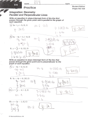 6 3 Write Equations Of Parallel And Perpendicular Lines Worksheet