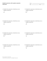 Exponents with Division - Algebra 1 - Exponents Worksheets by MATH ...