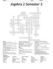 Crossword Puzzle