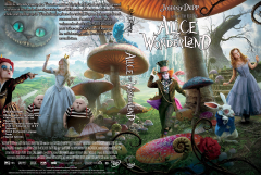 DISNEY'S ALICE IN WONDERLAND Triple Set - All 3 Styles - (Johnny Depp, Tim Burton) RARE double sided ADVANCE US ONE SHEET (2010) ORIGINAL C... (Alice In Wonderland Dvd Covers) (Alice in Wonderland)