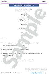 SOLUTION: Module 9 analytical geometry - Studypool - Worksheets ...