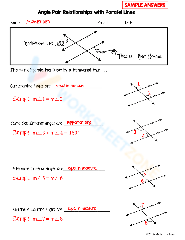 Lesson 7-1: Parallel Lines and Angle Relationships | Math, High ...