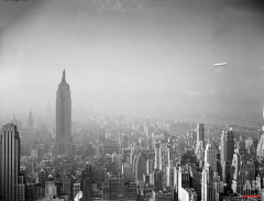 Empire State Building (USA New York State New York City Aerial view of Manhattan)