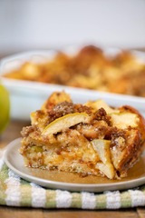 Crumble (Upside Down Apple French Toast Bake)