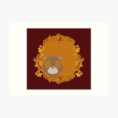 Kanye West Bear- College Dropout" Board for Sale by ...