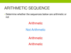 Arithmetic & Geometric Sequences - ppt