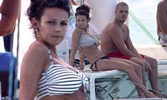 Michelle Keegan strips to her bikini as she joins fiance Max ...