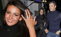 Michelle Keegan outshines fiance Mark Wright with huge engagement ...